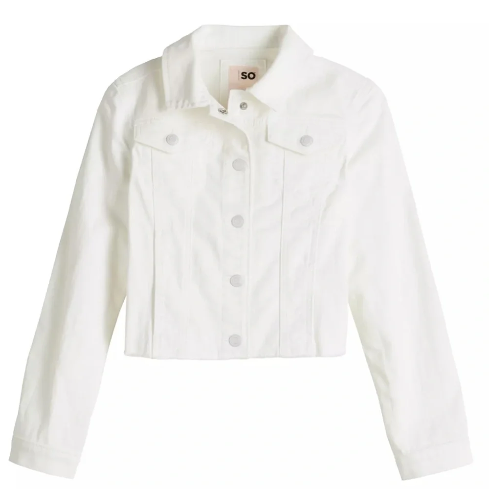 SO® Essential Denim Jacket Girls Size XL (14/16) or Women’s Size S, NWOT - Picture 4 of 13